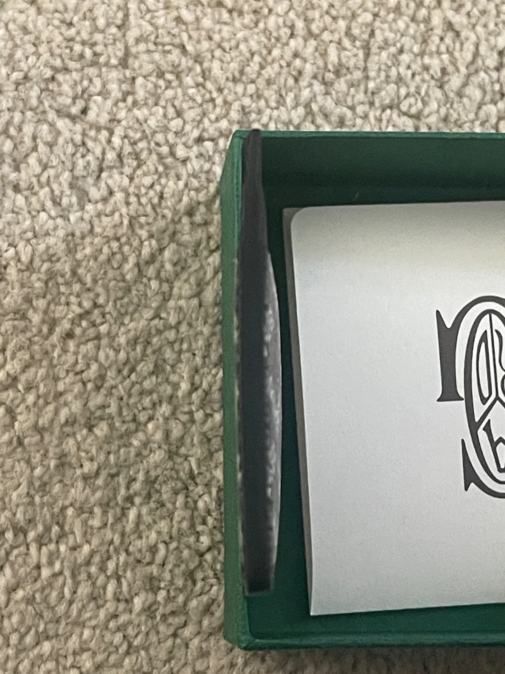 New Goyard Black Cardholder